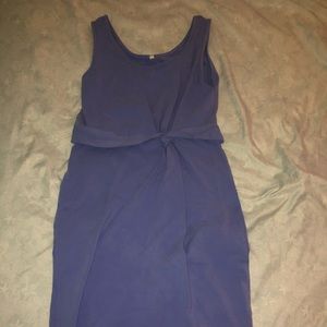 NWOT Baby blue bodycon midi length dress